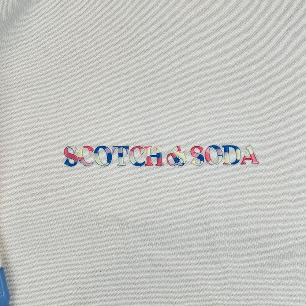 NWOT Scotch & Soda Mens Pullover Logo Hoodie Sweatshirt Sweater Size L (DEFECT) - Picture 5 of 16